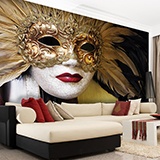 Wall Murals: Venetian mask 3