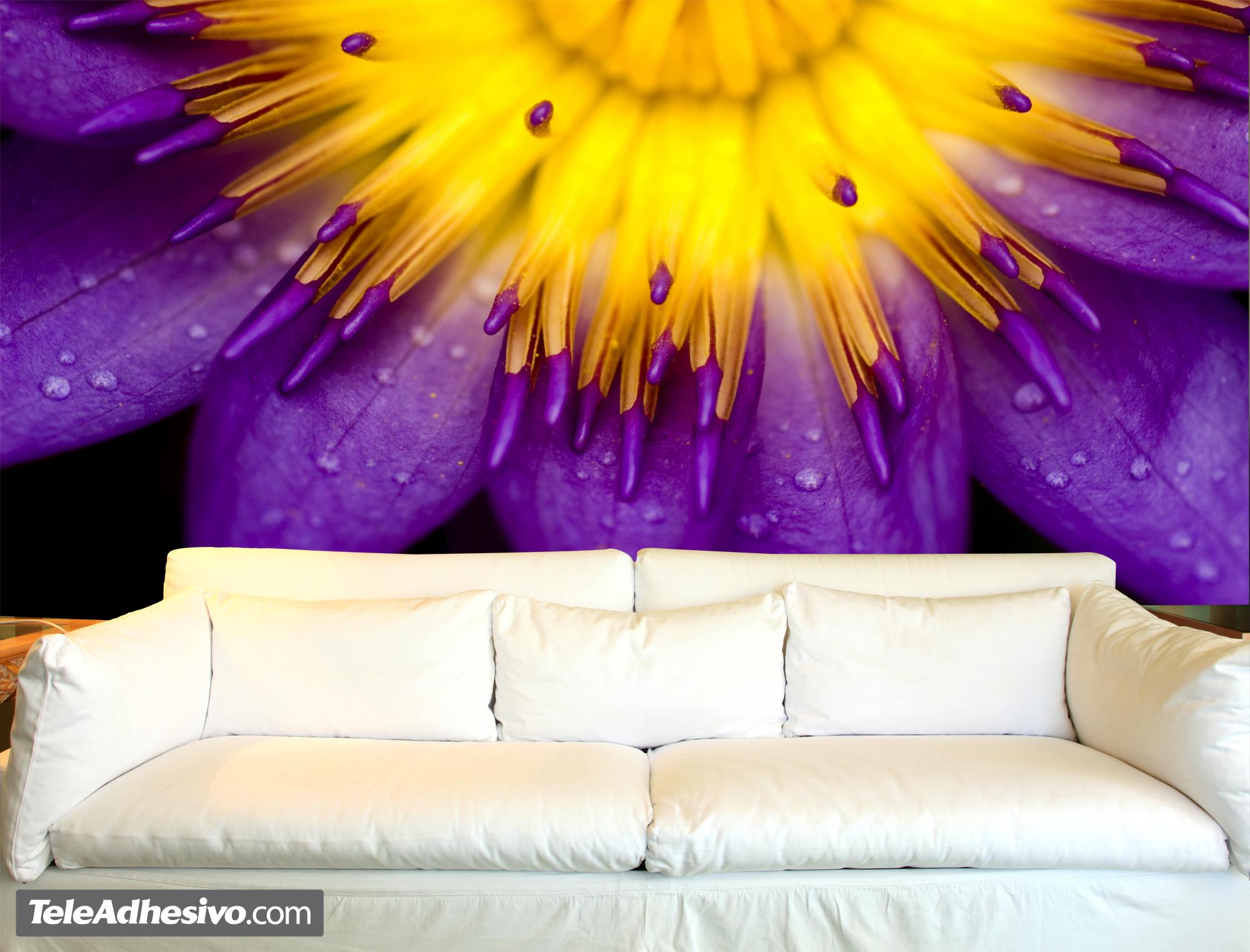 Wall mural Purple Lotus Flower