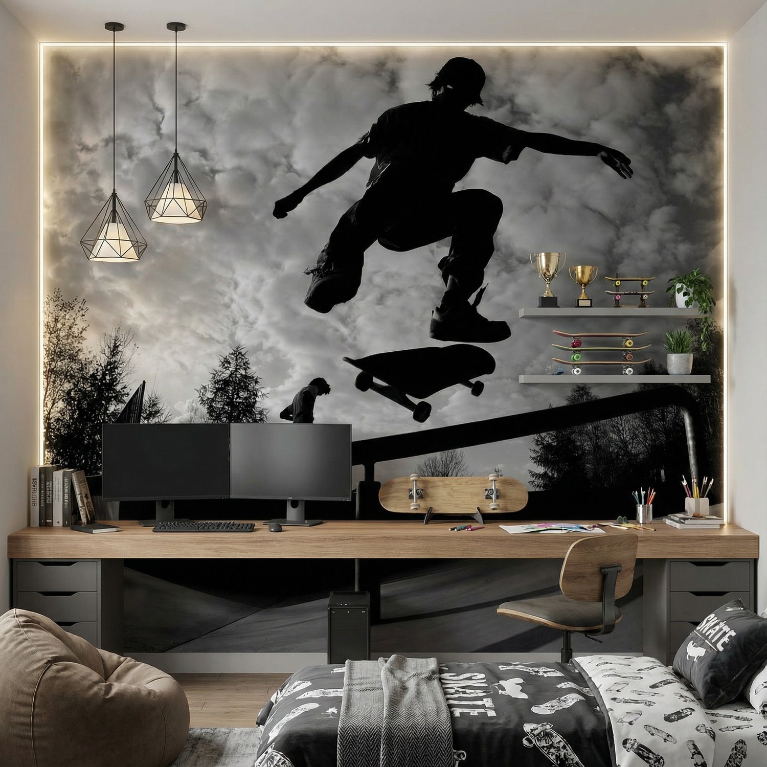Wall Murals: Skate