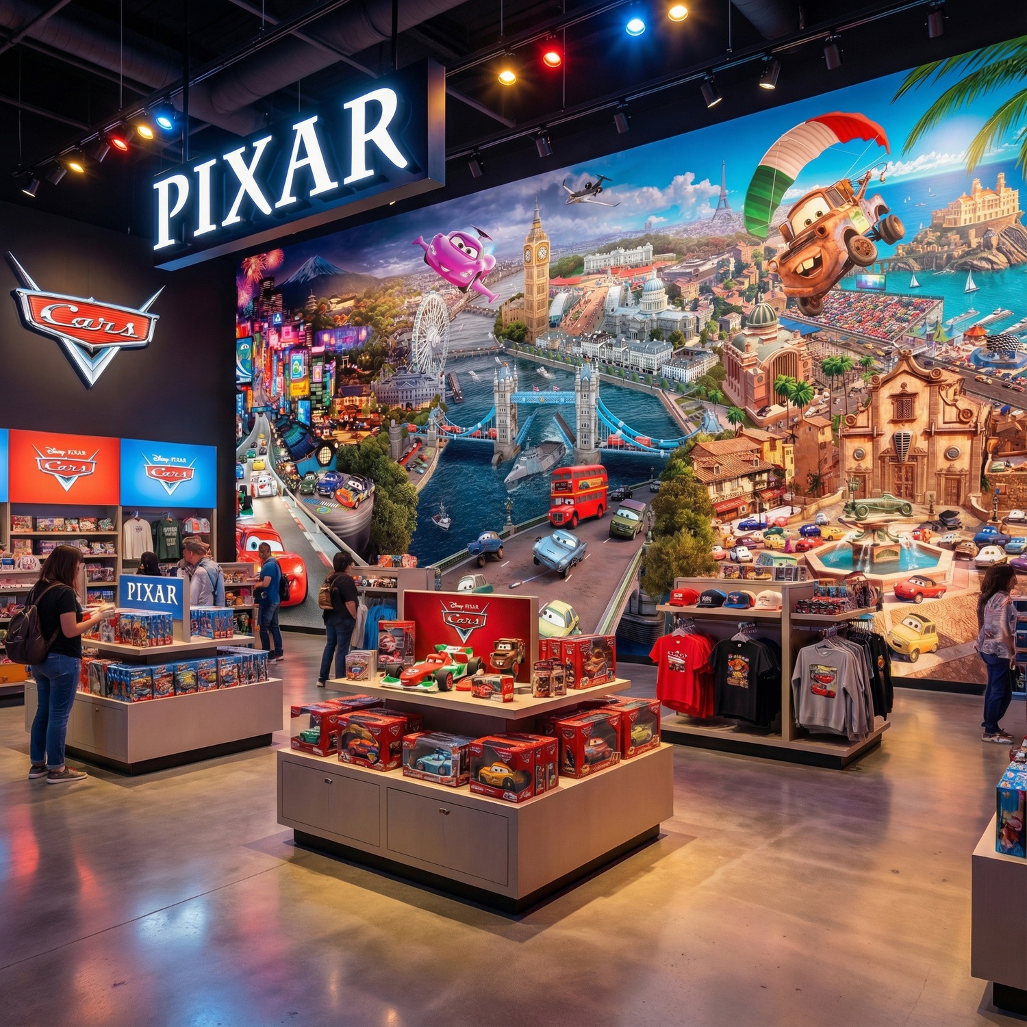 Wall Murals: Cars Movie