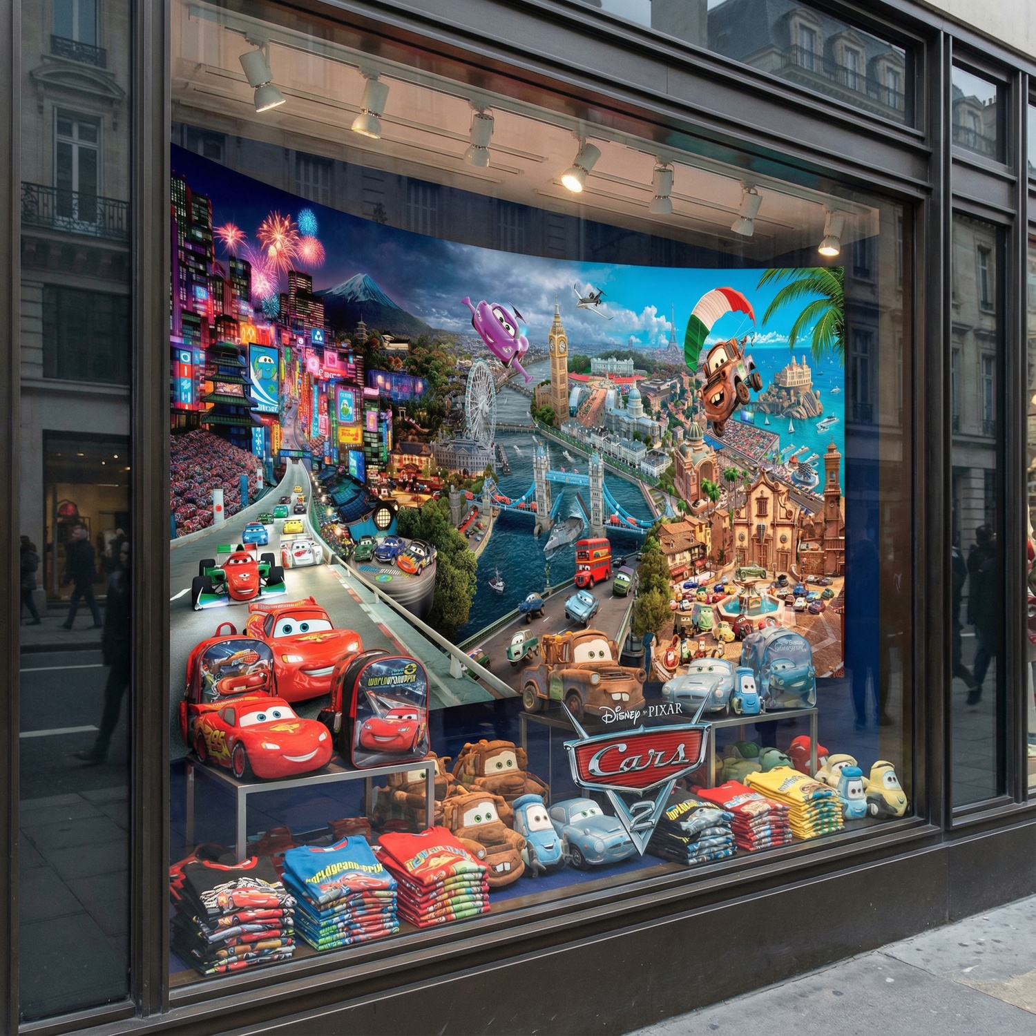 Wall Murals: Cars Movie