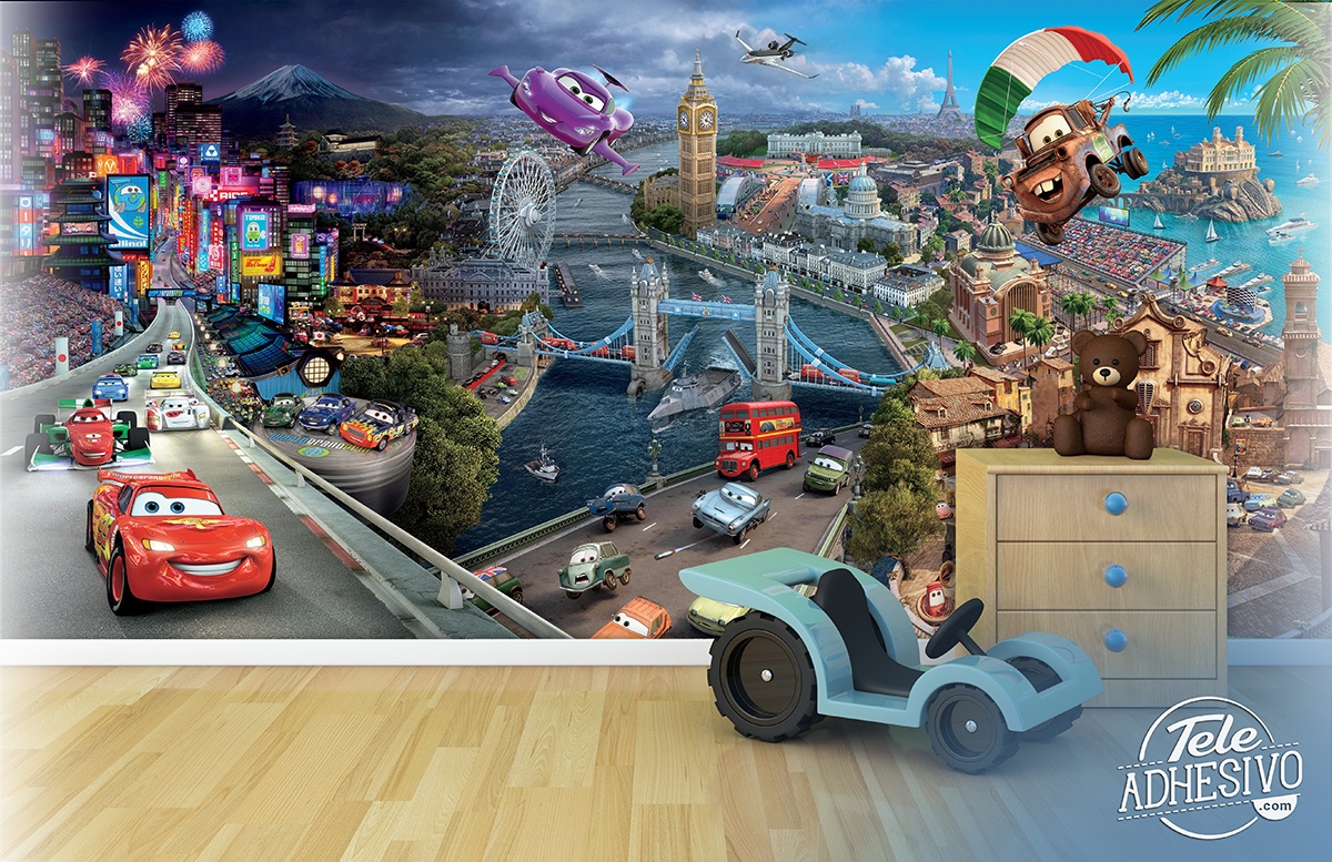 Wall Murals: Cars Movie