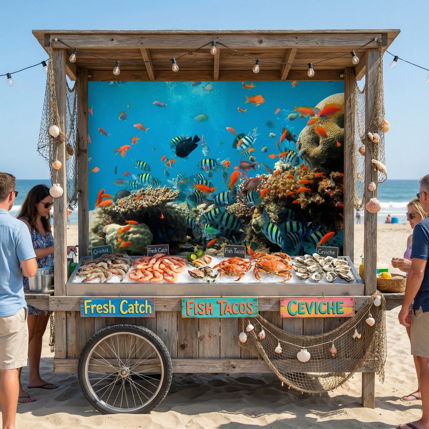 Wall Murals: Reef fish