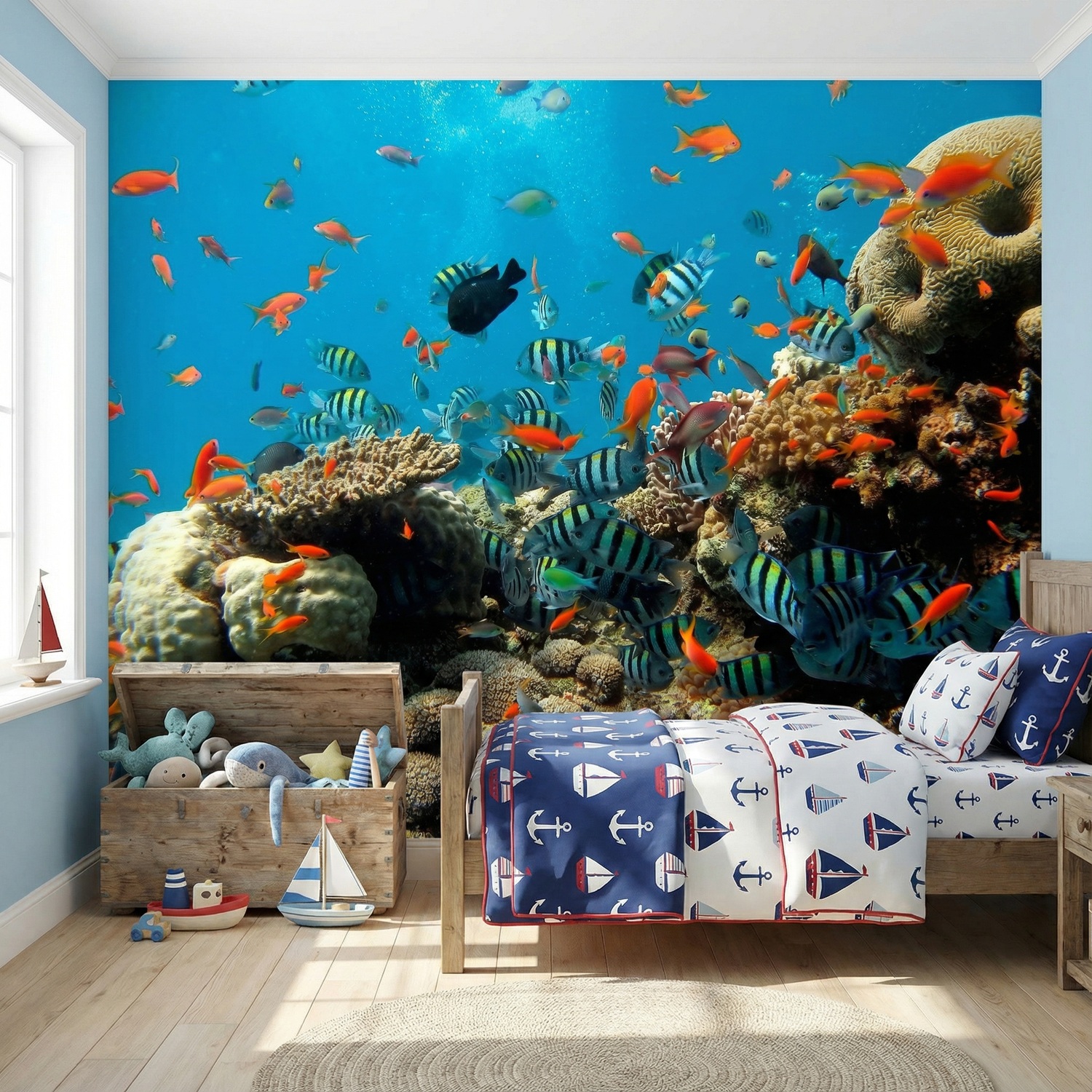 Wall Murals: Reef fish