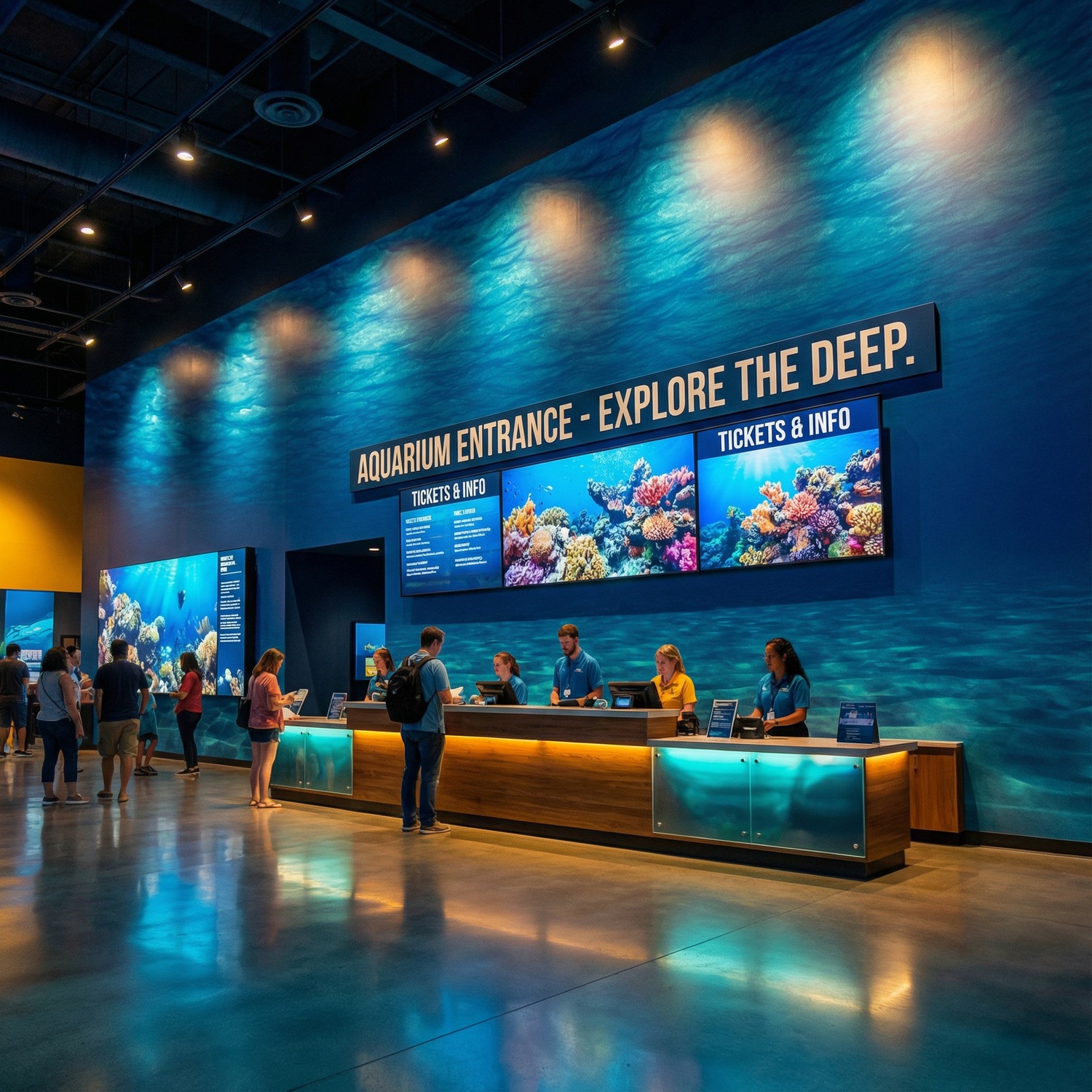 Wall Murals: Marine depths