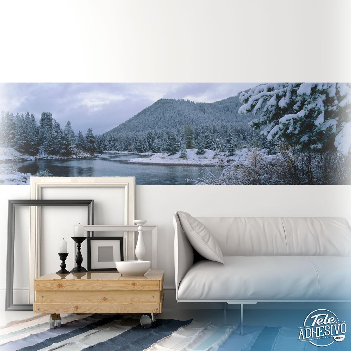 Wall Murals: Winter landscape