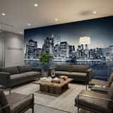 Wall Murals: Blue Night Manhattan 20
