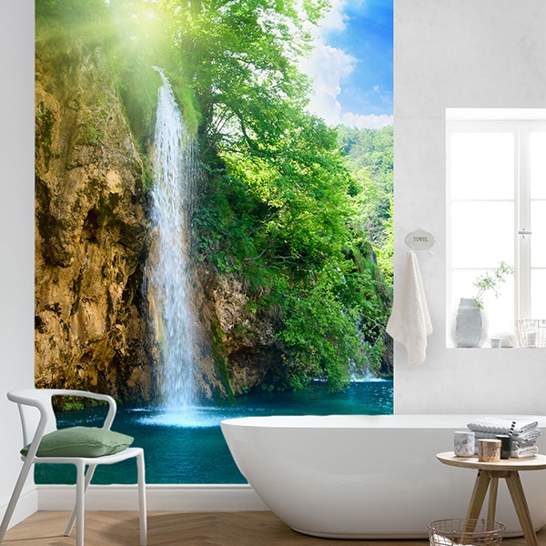 Wall Murals: Waterfall landscape