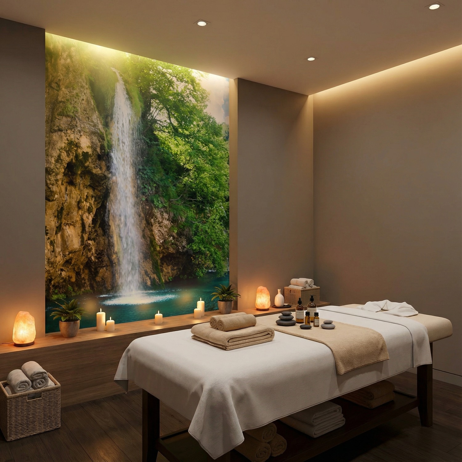 Wall Murals: Waterfall landscape