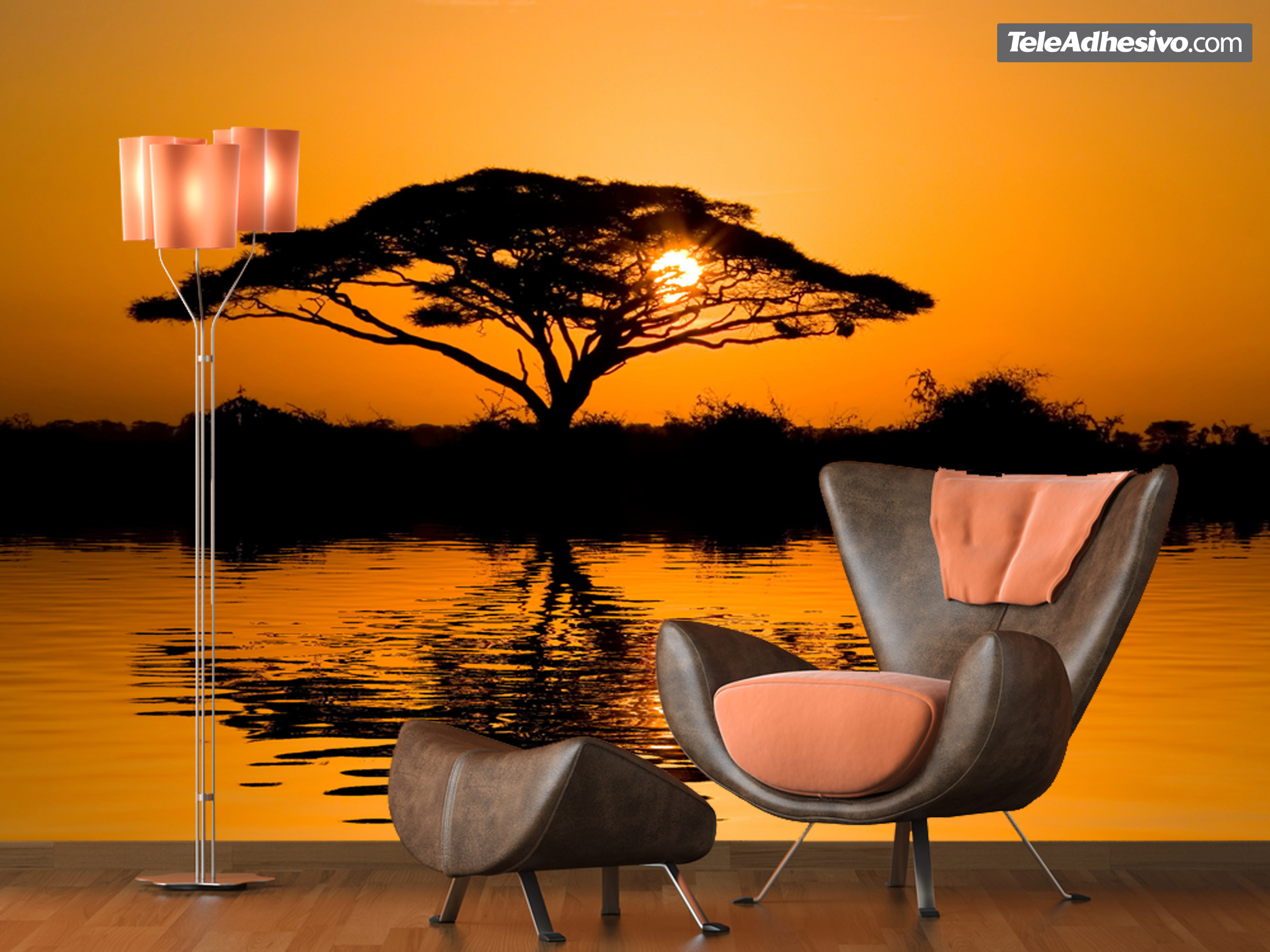 Wall Murals: African acacia