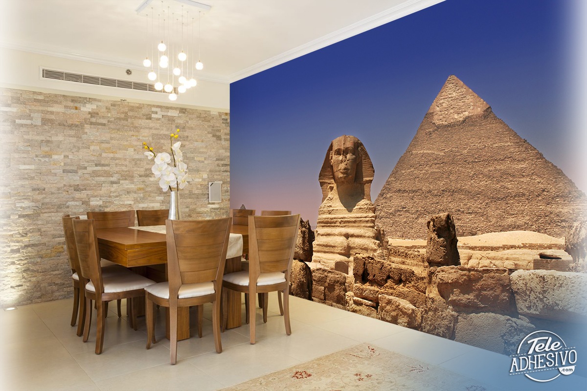 Wall Murals: Sphinx and Pyramids of Giza