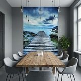 Wall Murals: Footbridge between the rocks 20