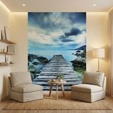 Wall Murals: Footbridge between the rocks 5
