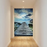 Wall Murals: Footbridge between the rocks 6