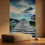 Wall Murals: Footbridge between the rocks 10