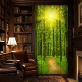 Wall Murals: Sunset in the forest 20
