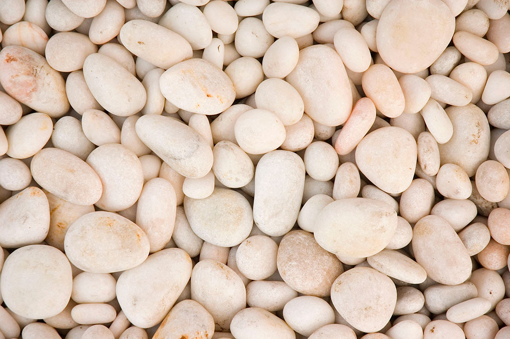 Wall Murals: White stones