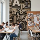 Wall Murals: Print letters 20