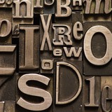 Wall Murals: Print letters 3