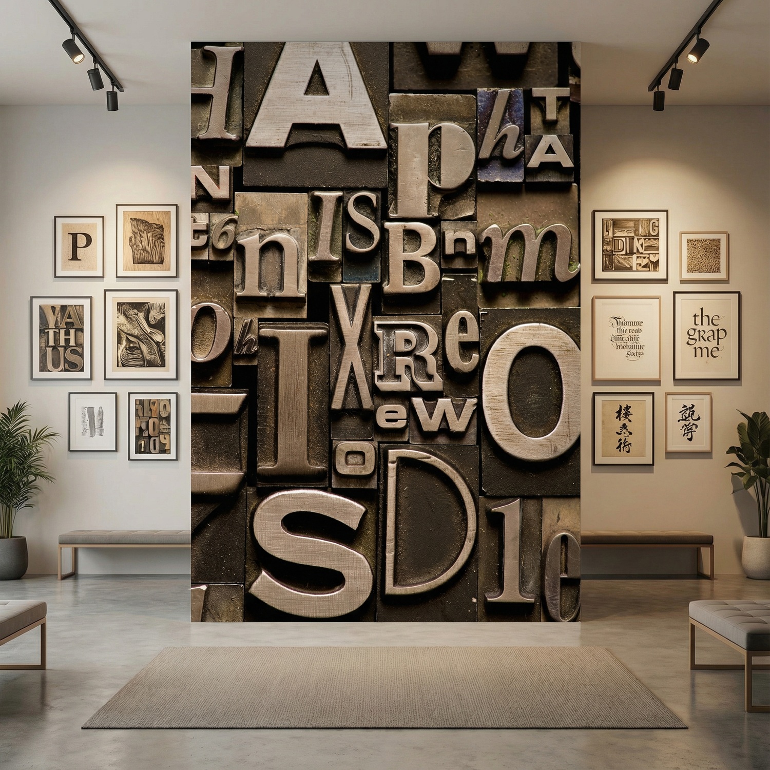 Wall Murals: Print letters