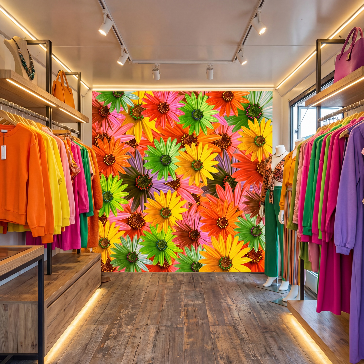 Wall Murals: Pop Flowers