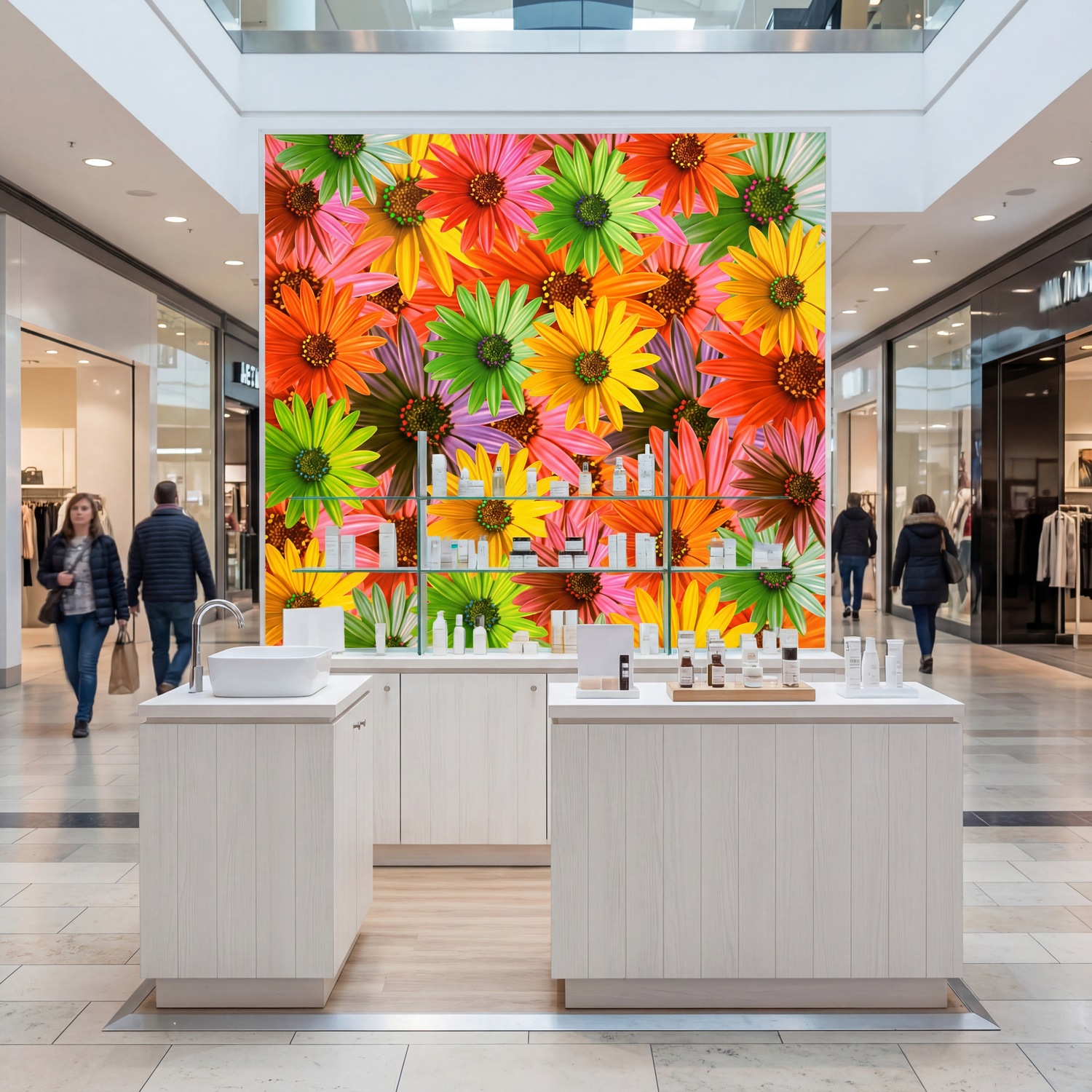 Wall Murals: Pop Flowers