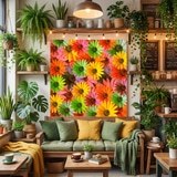 Wall Murals: Pop Flowers 4