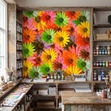 Wall Murals: Pop Flowers 5