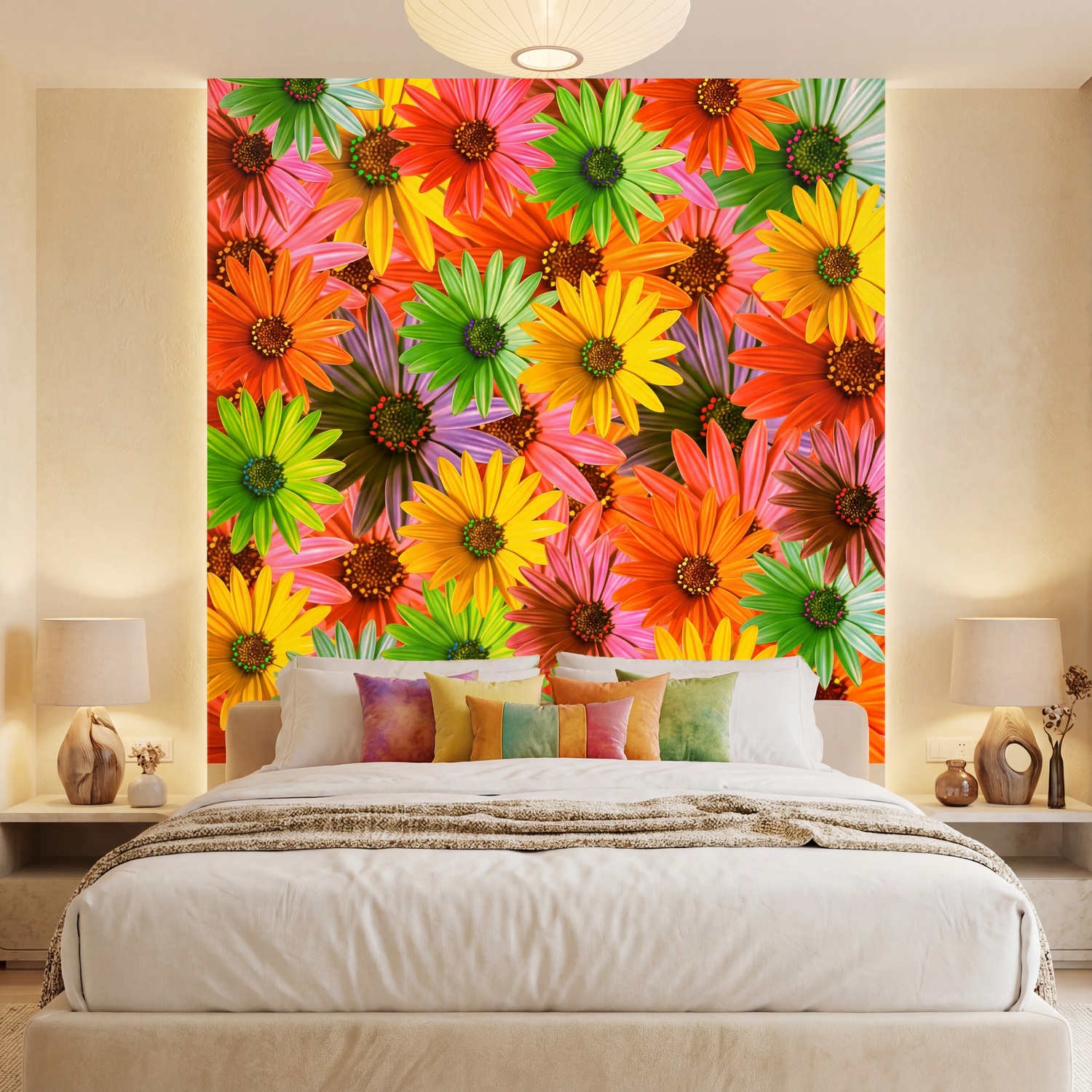 Wall Murals: Pop Flowers
