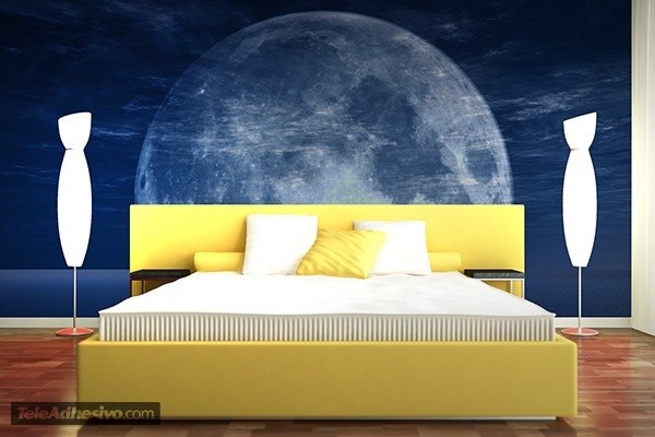 Wall Murals: Moon and Sea