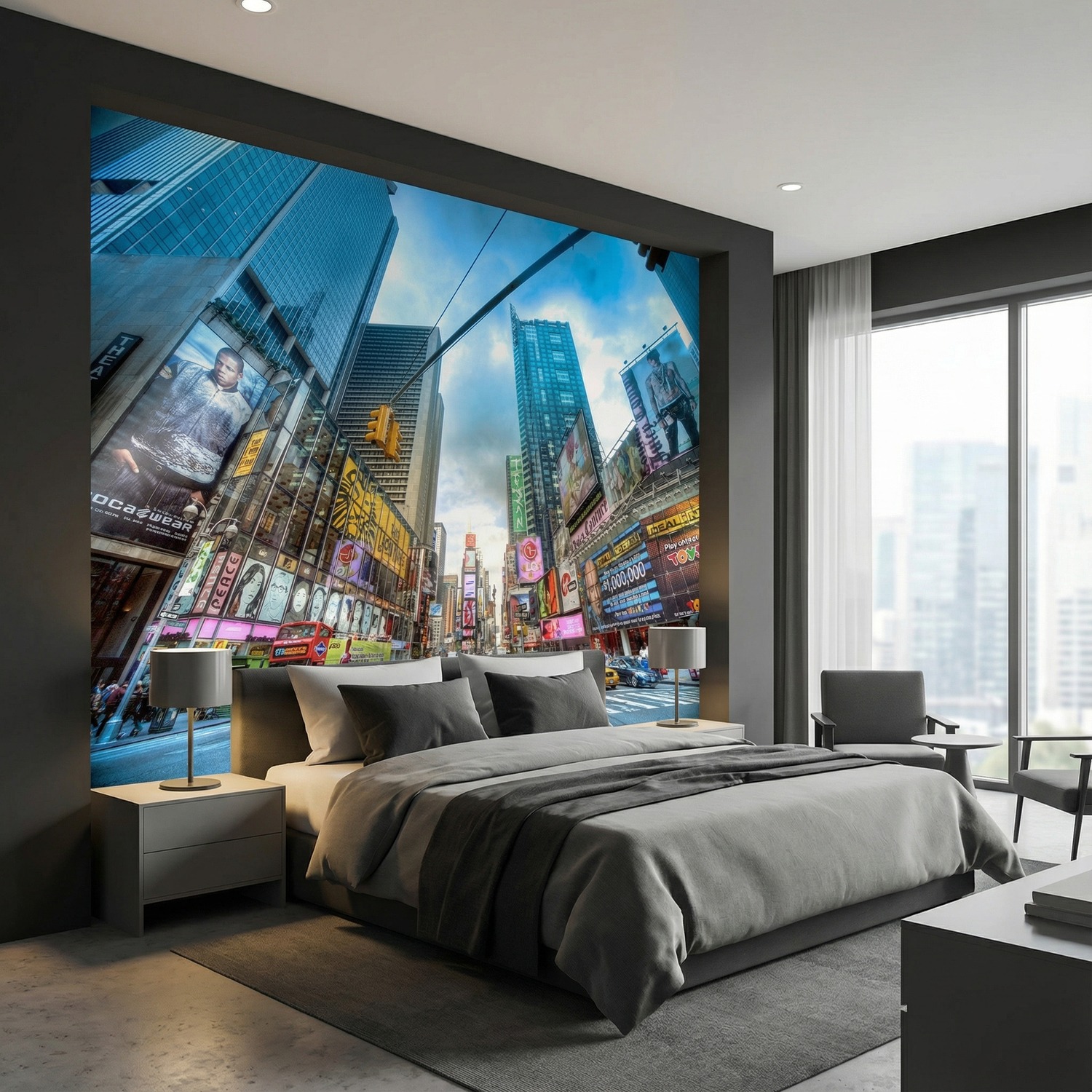 Wall Murals: Times Square