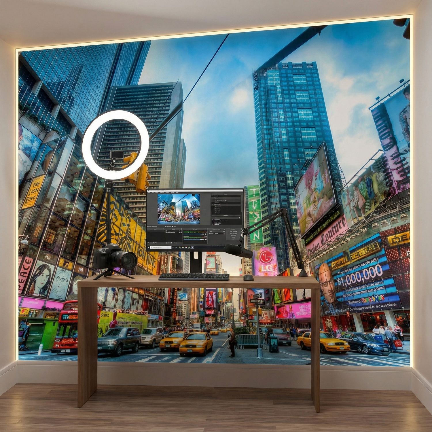 Wall Murals: Times Square