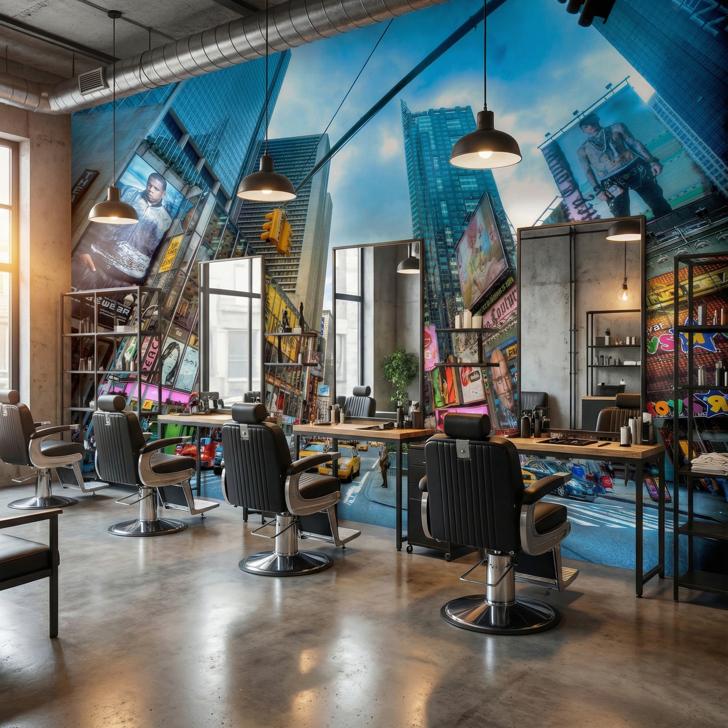 Wall Murals: Times Square