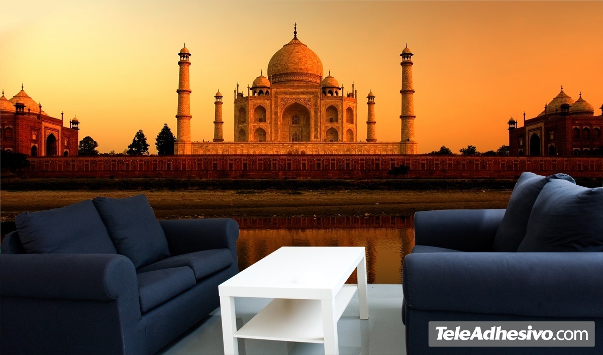 Wall Murals: Taj Mahal at sunrise