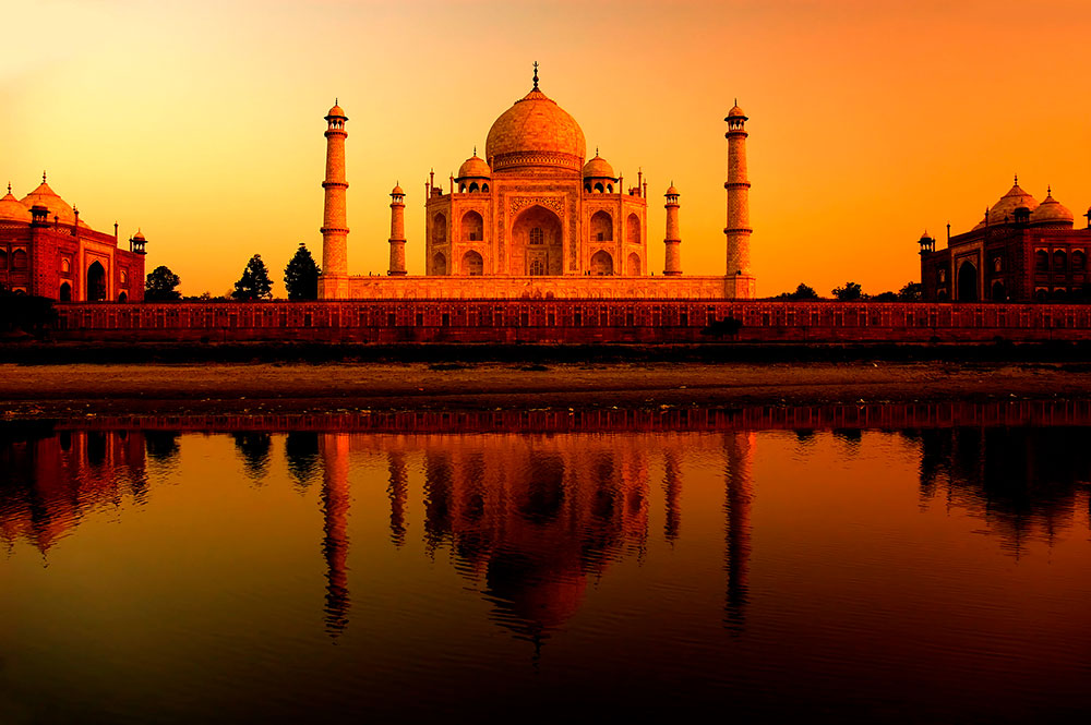 Wall Murals: Taj Mahal at sunrise