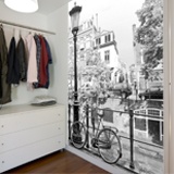 Wall Murals: Bicycle and lamppost 3