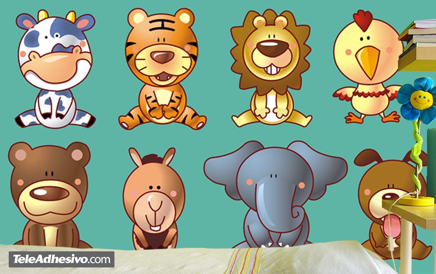Stickers for Kids: Friendly animals