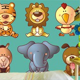 Stickers for Kids: Friendly animals 4