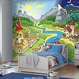 Wall Murals: Children's village 2