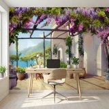 Wall Murals: Mediterranean beachfront terrace 12
