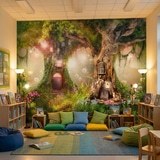 Wall Murals: Tree Houses of the Fairies 8