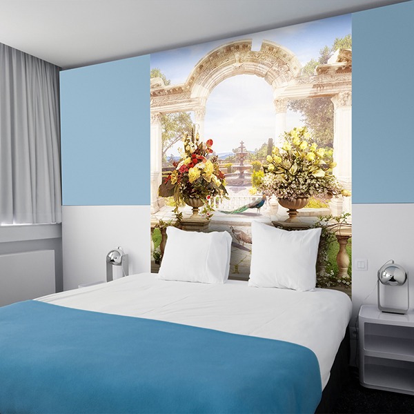 Wall Murals: Classic park with roman arch