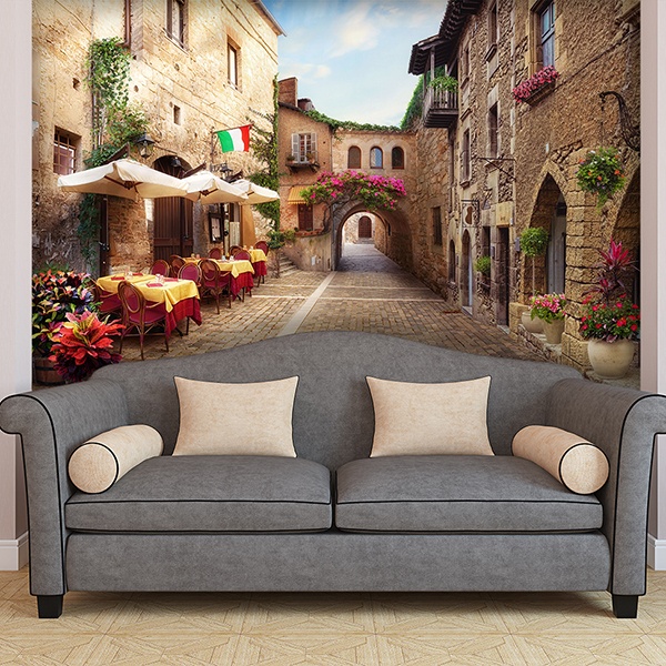 Wall Murals: Italian village 0