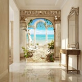 Wall Murals: Arches overlooking the sea 6