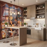 Wall Murals: View of the Eiffel Tower 13