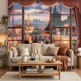 Wall Murals: View of the Eiffel Tower 16