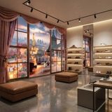 Wall Murals: View of the Eiffel Tower 8