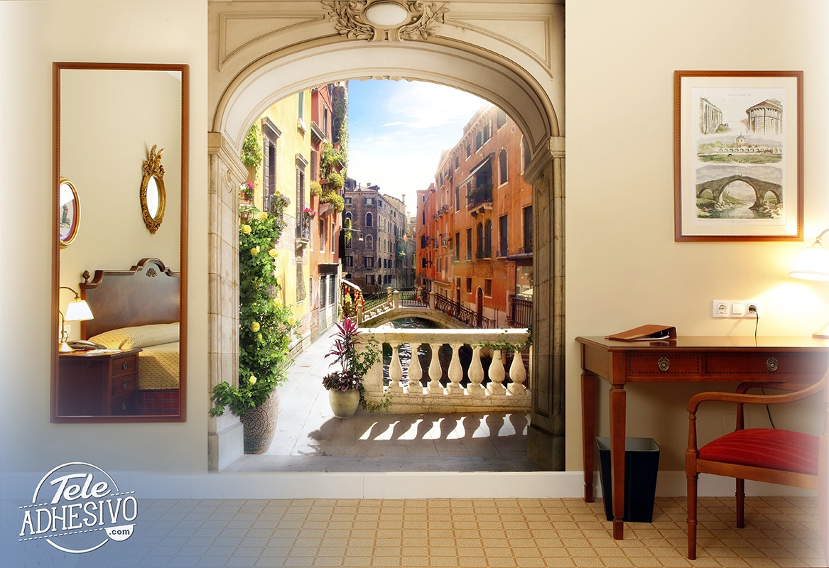Wall Murals: Portico in Venice