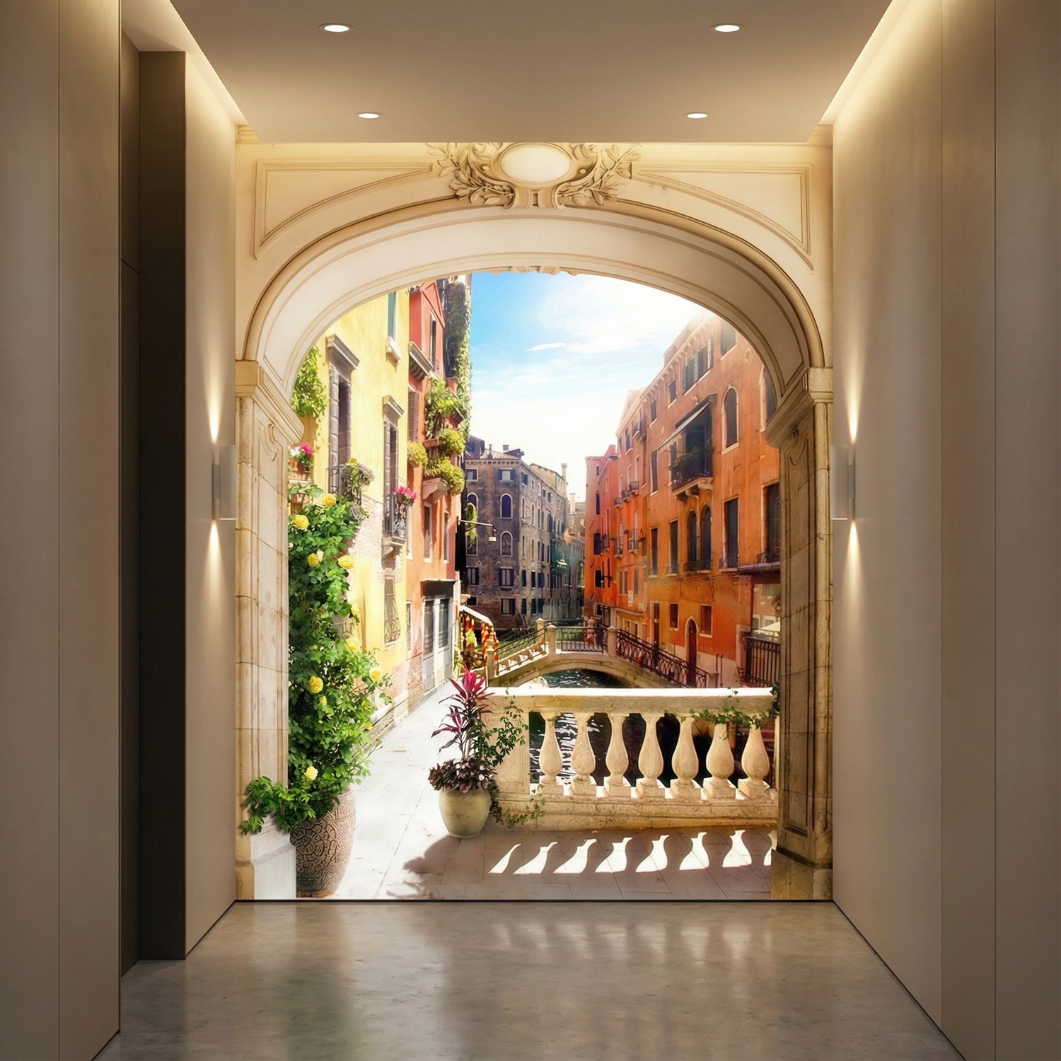 Wall Murals: Portico in Venice