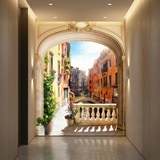 Wall Murals: Portico in Venice 3